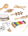 Wooden Percussion 8 Piece Instrument Set