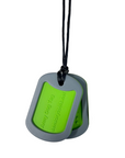 Army Dog Tag Chewy Necklace