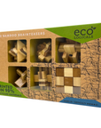 Eco Logicals 6-piece Bamboo Brain Teasers