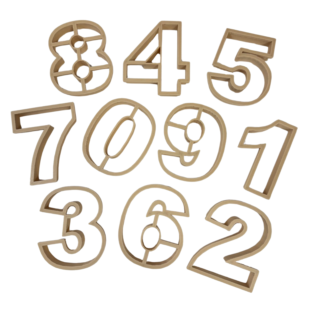 Numbers Eco Cutter Set