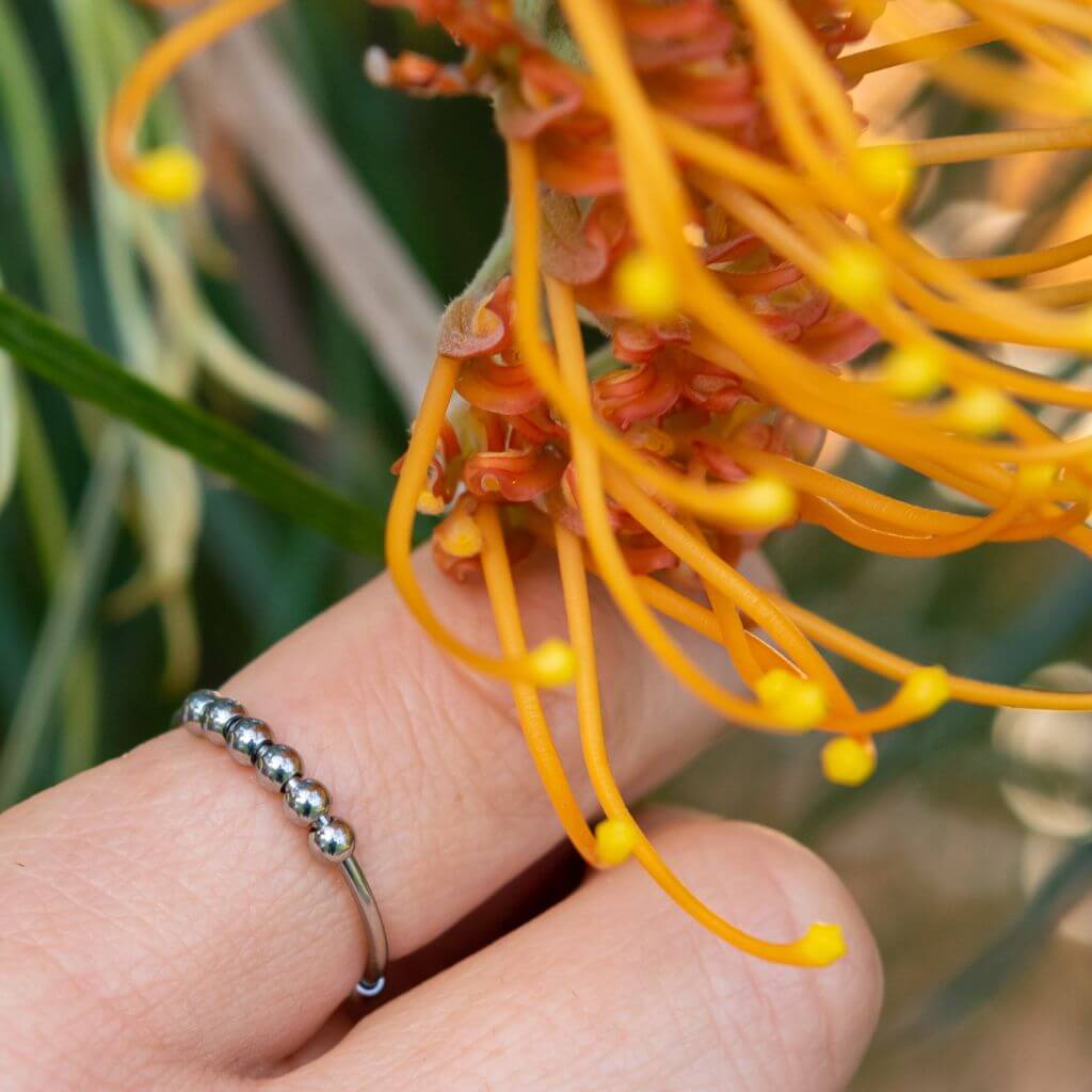 Adjustable Beaded Anxiety Ring – Sensory Tools Australia