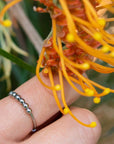 Adjustable Beaded Anxiety Ring
