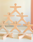Wooden Balancing Acrobats