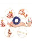 Acupressure Sensory Finger Rings — 6 Pack