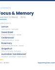 In Essence ie: Focus & Memory Essential Oil Blend 10mL