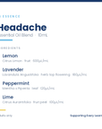 In Essence ie: Headache Essential Oil Blend 10mL