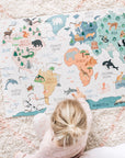 Mindful & Co Kids World Map Puzzle