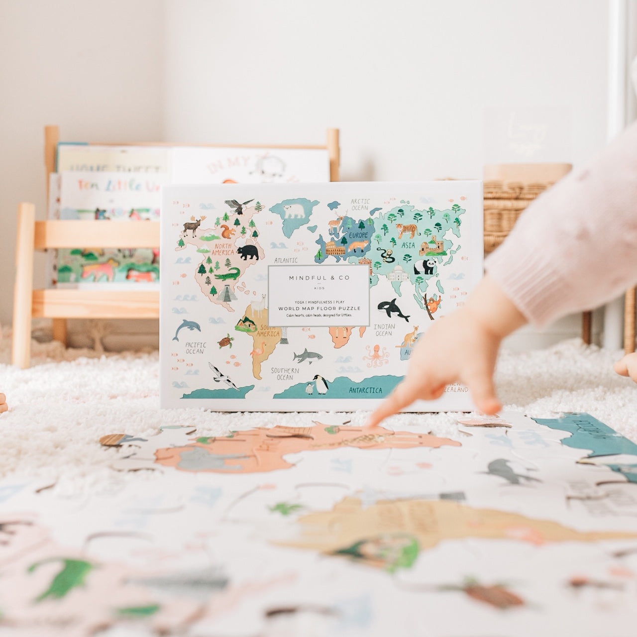 Mindful & Co Kids World Map Puzzle