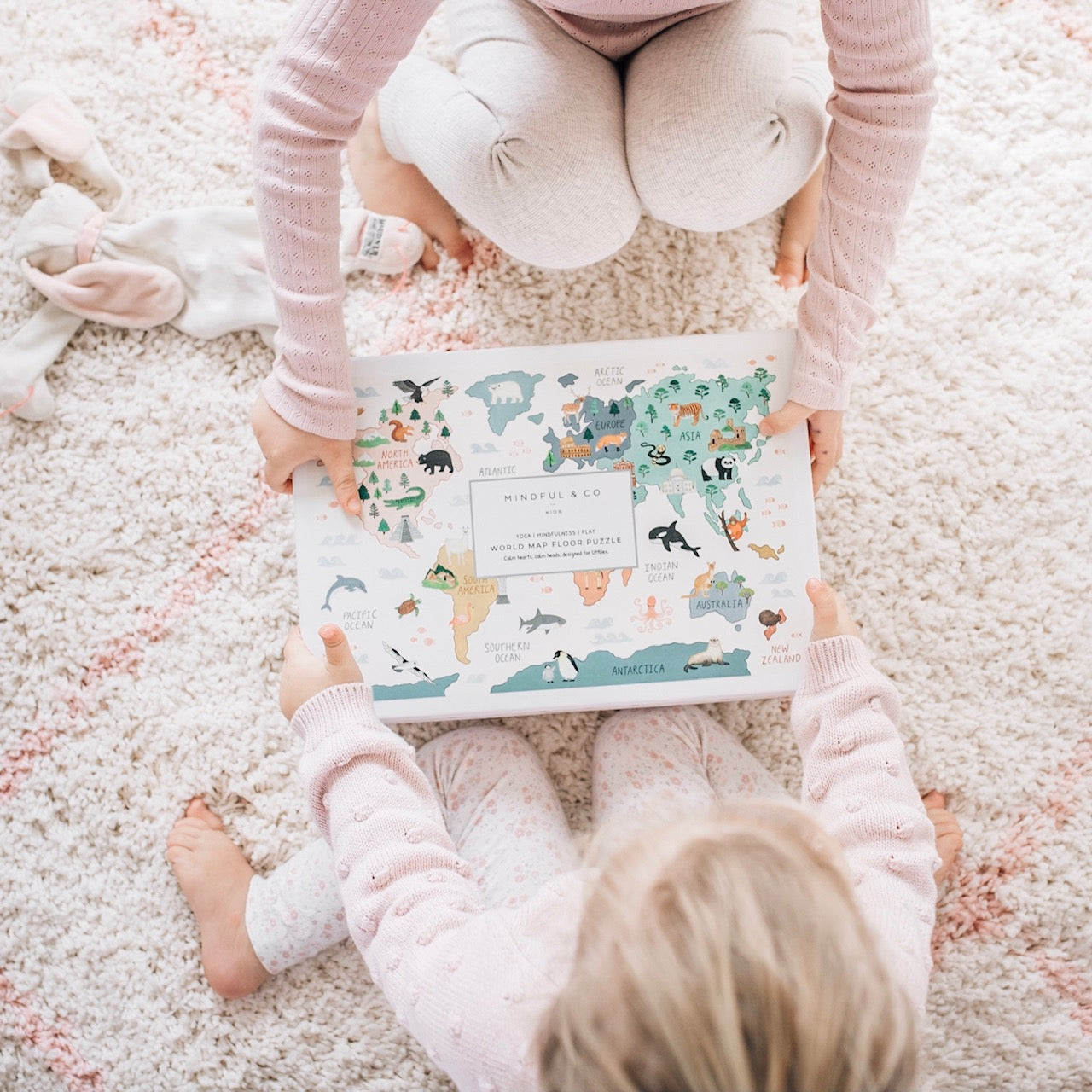 Mindful & Co Kids World Map Puzzle