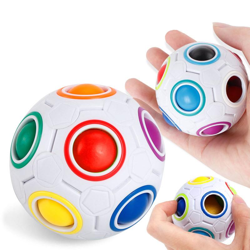 Puzzle Ball Fidget Toy - Shop Fun & Soothing Rainbow Fidget Ball