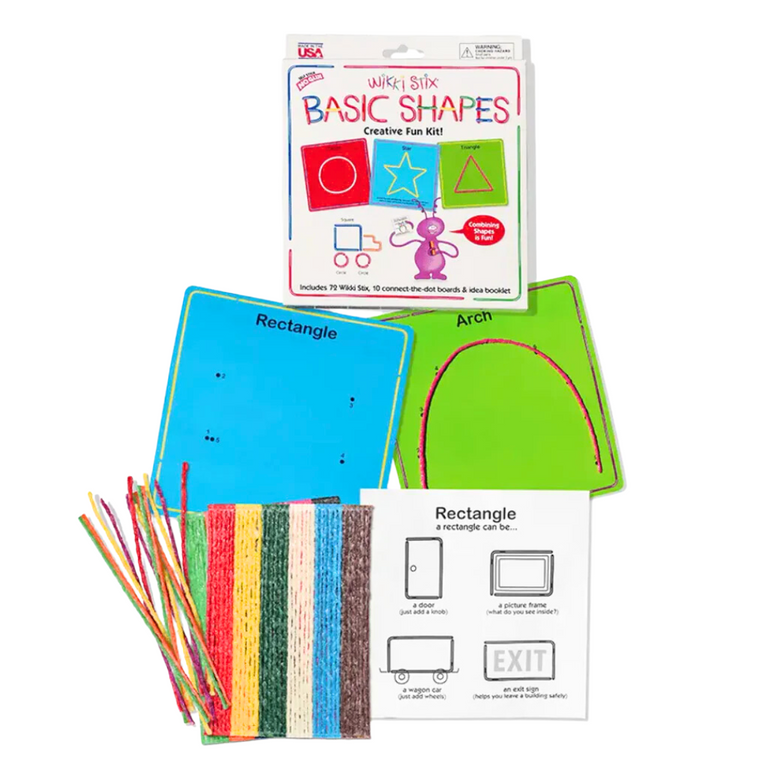 Wikki Stix Basic Shapes – Sensory Tools Australia