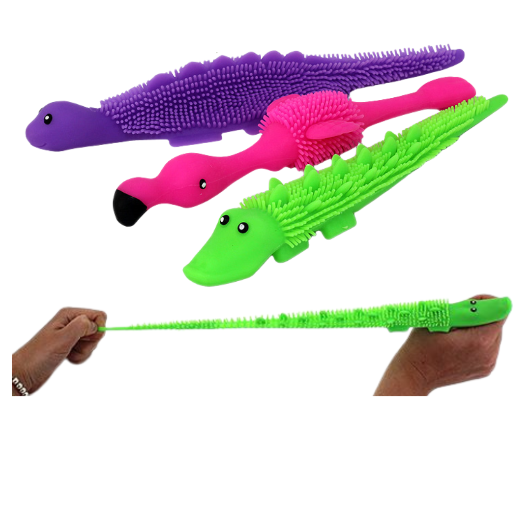 Flingshot Critter stretchy flying toy for kids