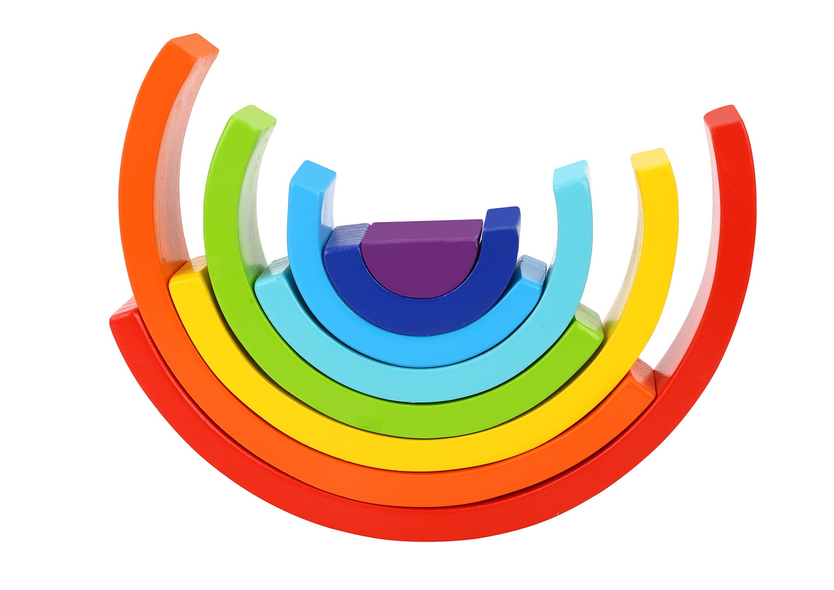 Wooden Rainbow Stacker