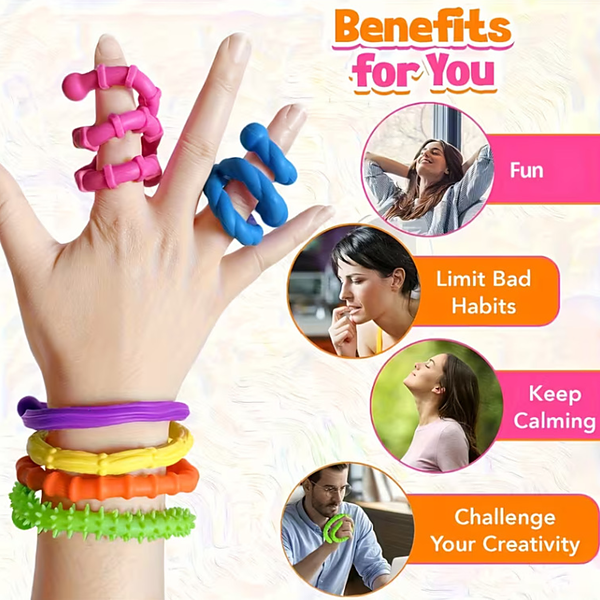 Sensory Stick Textured Twistable Strings