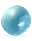 Coconut Oil Squishy Ball – Aqua Blue