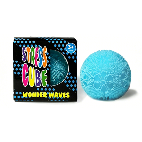 Jelly Squishy Fuzz Ball Sensory Squeeze Toy