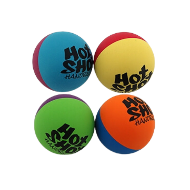 Colourful hotshots handball for active play, focus and motor skills