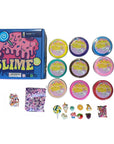 Ice Cream DIY Slime Kit with 9 jars of scented butter slime, gift box, fruit charms, foam beads and clay sprinkles