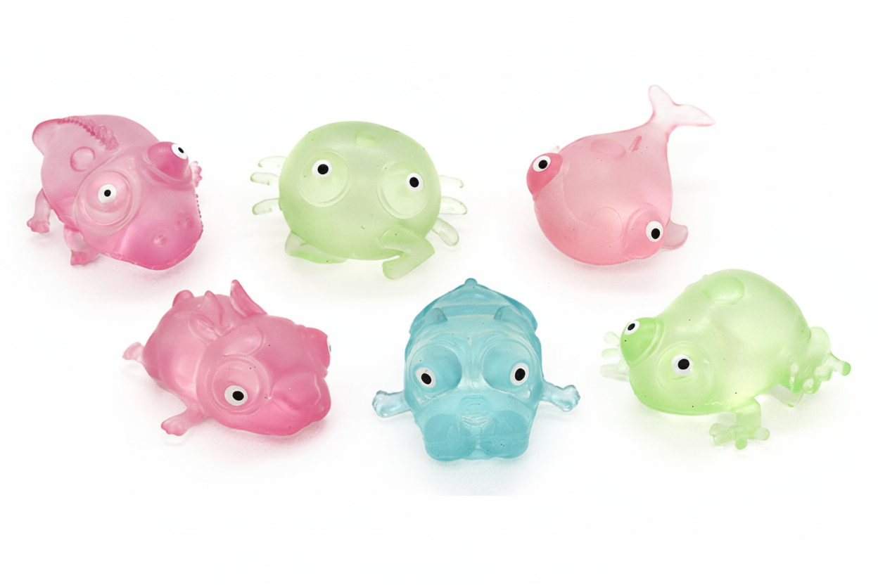 Jelly Animal Toys White Background
