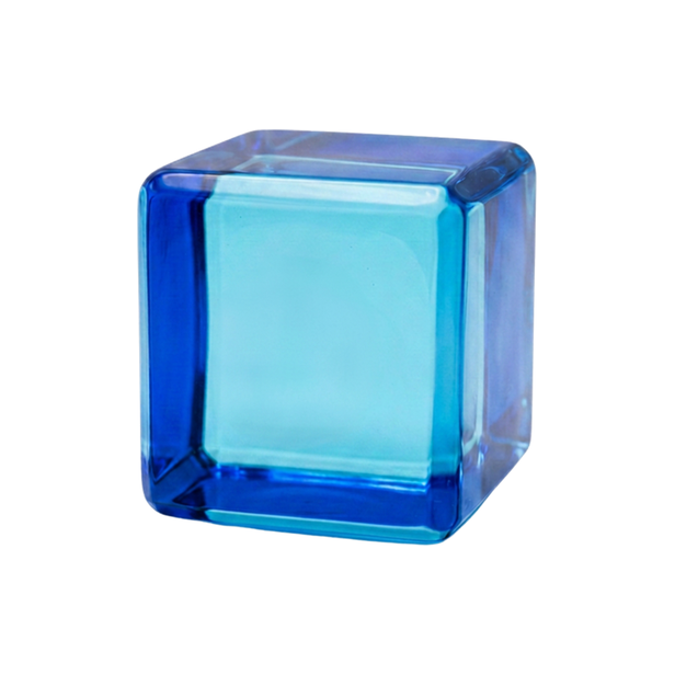 Jelly Squishy Cube  — Blue (Pack of 3)