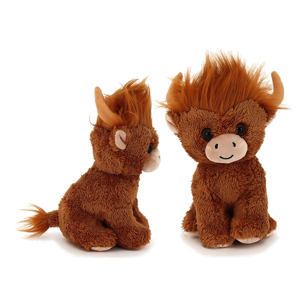 Highland Cow Plush – Shaggy Soft Cuddle Toy
