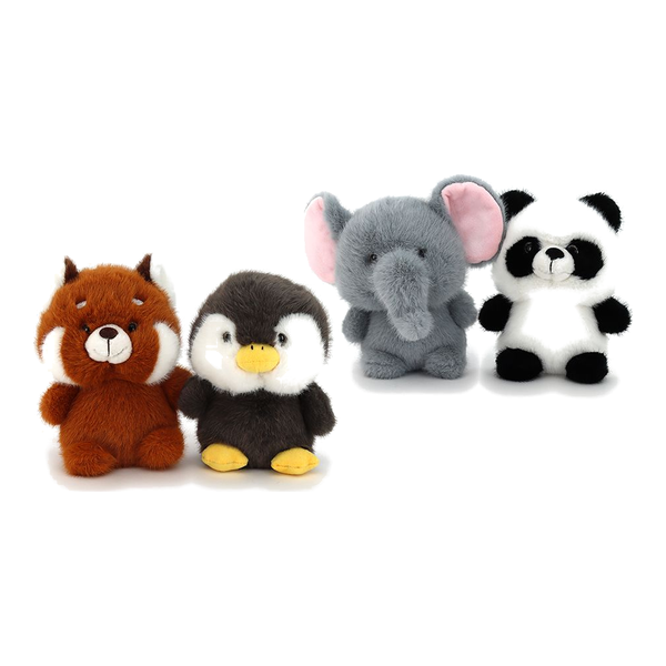 Super Soft Furry Animal Plush – Panda, Penguin, Sloth &amp; Friends