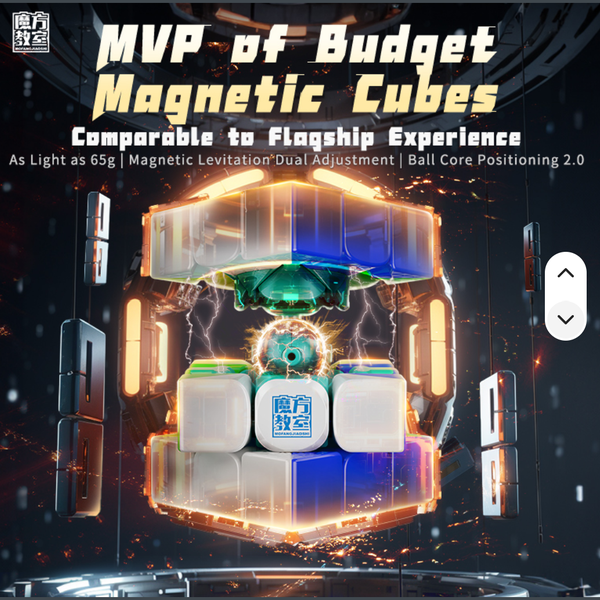 MoYu RS3M V5 Speed Cube - Magnetic Dual Adjustment (3x3) Stickerless