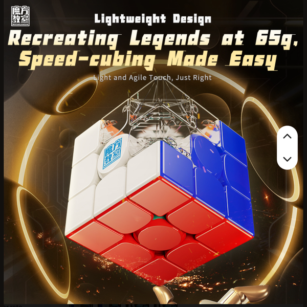 MoYu RS3M V5 Speed Cube - Magnetic Dual Adjustment (3x3) Stickerless