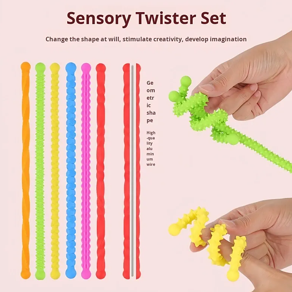 Sensory Stick Textured Twistable Strings