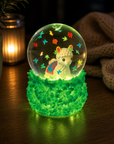 Smooshos Snow Globe Alpaca – Glow in the Dark Squishy Sensory Toy