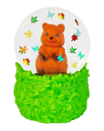 Smooshos Snow Globe Quokka – Glow in the Dark Squishy Sensory Toy