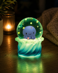 Smooshos Snow Globe Sea Animals – Glow in the Dark Squishy Sensory Toy