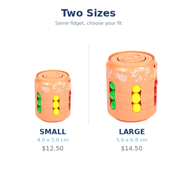 Spin &amp; Slide Sensory Can Fidget Toy