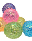 squeeze sugar ball glitter bumps sensory fidget toy